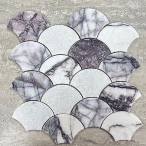 new york marble shell mosaic